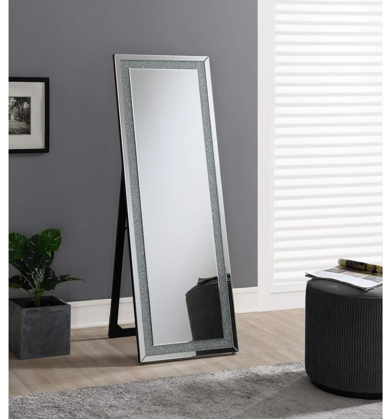 Global Furniture Hollywood Glam GLOF 8971 Floor Mirror Value